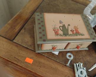 4. SMALL WOODEN BOX $3  