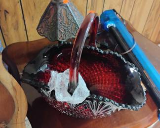 97. RED RUBY BASKET $35