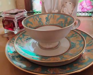 107.. CUP , SAUCER AND PLATE $7