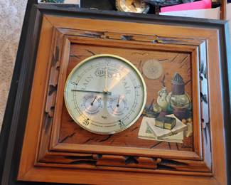 161. BAROMETER PICTURE $25