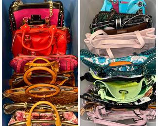 Purses are in excellent condition.