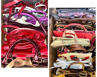 Purses are in excellent condition.
