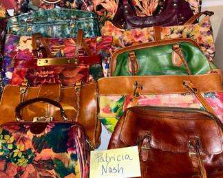 Patricia Nash
Purses are in excellent condition.