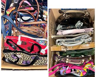 Purses are in excellent condition.