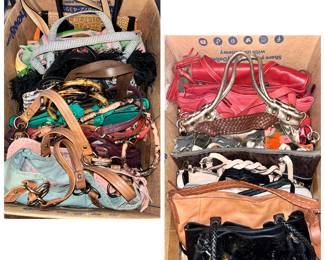 Purses are in excellent condition.