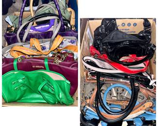 Purses are in excellent condition.