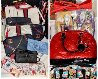 Purses are in excellent condition.