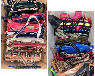 Purses are in excellent condition.