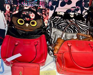 Kate Spade
Purses are in excellent condition.