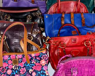 Dooney & Bourke
Purses are in excellent condition.
