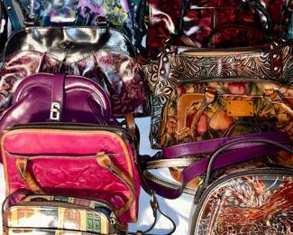Patricia Nash
Purses are in excellent condition.