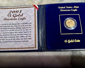 2001 American Eagle $5 GOLD Coin