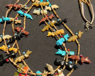 Finely made fetish necklace