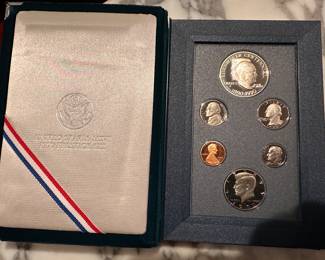 1990 Eisenhower(Silver) Centennial 6 Coin Set