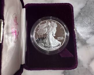 1990 Silver “Walking Liberty “ Dollar
Uncirculated