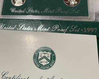 1997 & 1998 Mint Proof Sets