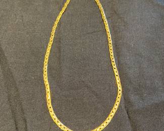 14K 13.7 gm necklace