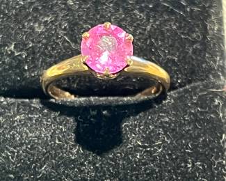 14K Pink Topaz 1.25 carat