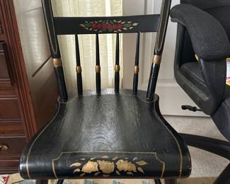 Vintage Sheraton Hand Painted Folk Art Chair