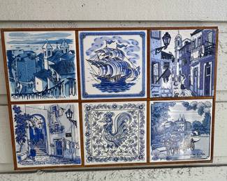 Tile Wall Plaque from Portugal 