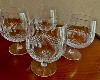 Waterford “Colleen”. 
Brandy Balloon Glasses
12 glasses. Sold in lots of 4