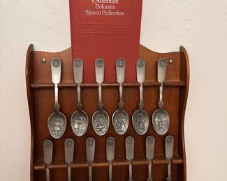 American Colonies Pewter Spoon set