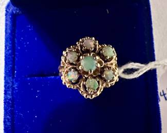 14k Gold Opal Ring
