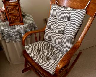 Solid Oak Rocker