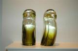 Pair Mid-Century Murano Owls