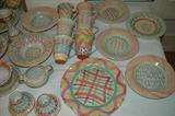 Early MacKenzie-Childs Hand Painted Art Ceramics