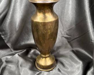 Trench art made out of a brass military shell
