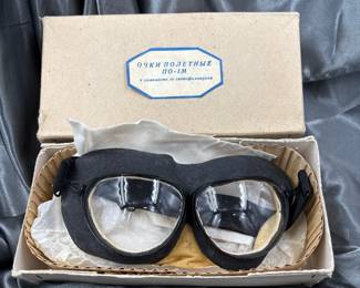 Soviet Cold War Flight Goggles