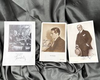Signature autographs of 20th century artists
