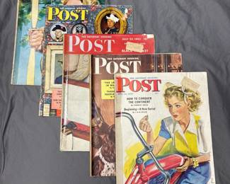 WWII era magazines Saturday Post