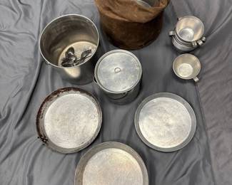 Vintage fantastic Boy Scouts of America camping cookware
