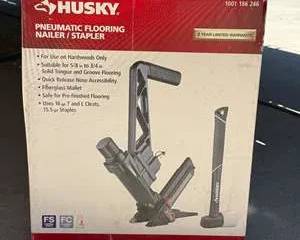 Husky Pneumatic Flooring Nailer/Stapler