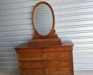 Drexel Vanity Dresser with Mirror