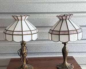 Tiffany-style Table Lamps Pair