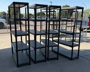 Industrial Shelving Units Lot