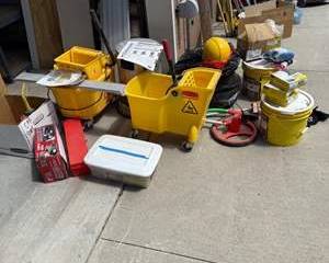 Safety and Janitorial Lot - Assorted Safety, Cleaning and Maintenance Supplies