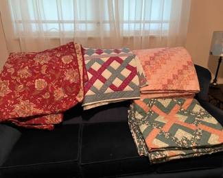Hand quilted quilts