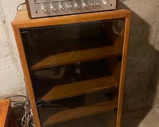 Pioneer Stereo Receiver and Cabinet
