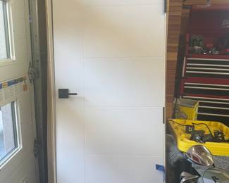 Solid wood interior door left over from a project. Call me for dimensions. This door was $750. I’m asking 250 for the door without the handle