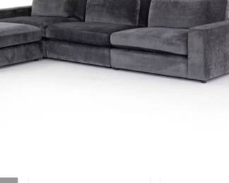 I have two of these sofas. The Ottomans are not included. These sofas our new and have only been used for a couple weeks. The pieces are modular it can be put into a sectional. Each sofa is for sale for $1250.or the whole set for $2250