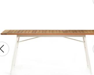 Outdoor dining table asking $500 it’s brand new solid wood
