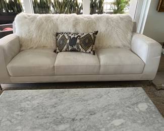 Pair of Sofas 7 foot by 38" by 29 1/2"