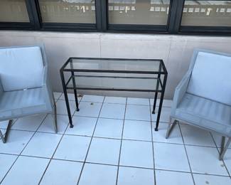 Only Black Glass table available