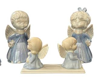 Blue White Boy Girl Angel Set