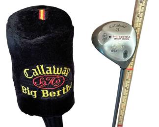 Callaway Big Bertha Driver and 3 Wood