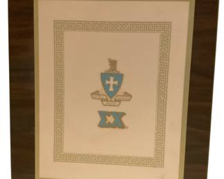 Sigma Chi Plaque